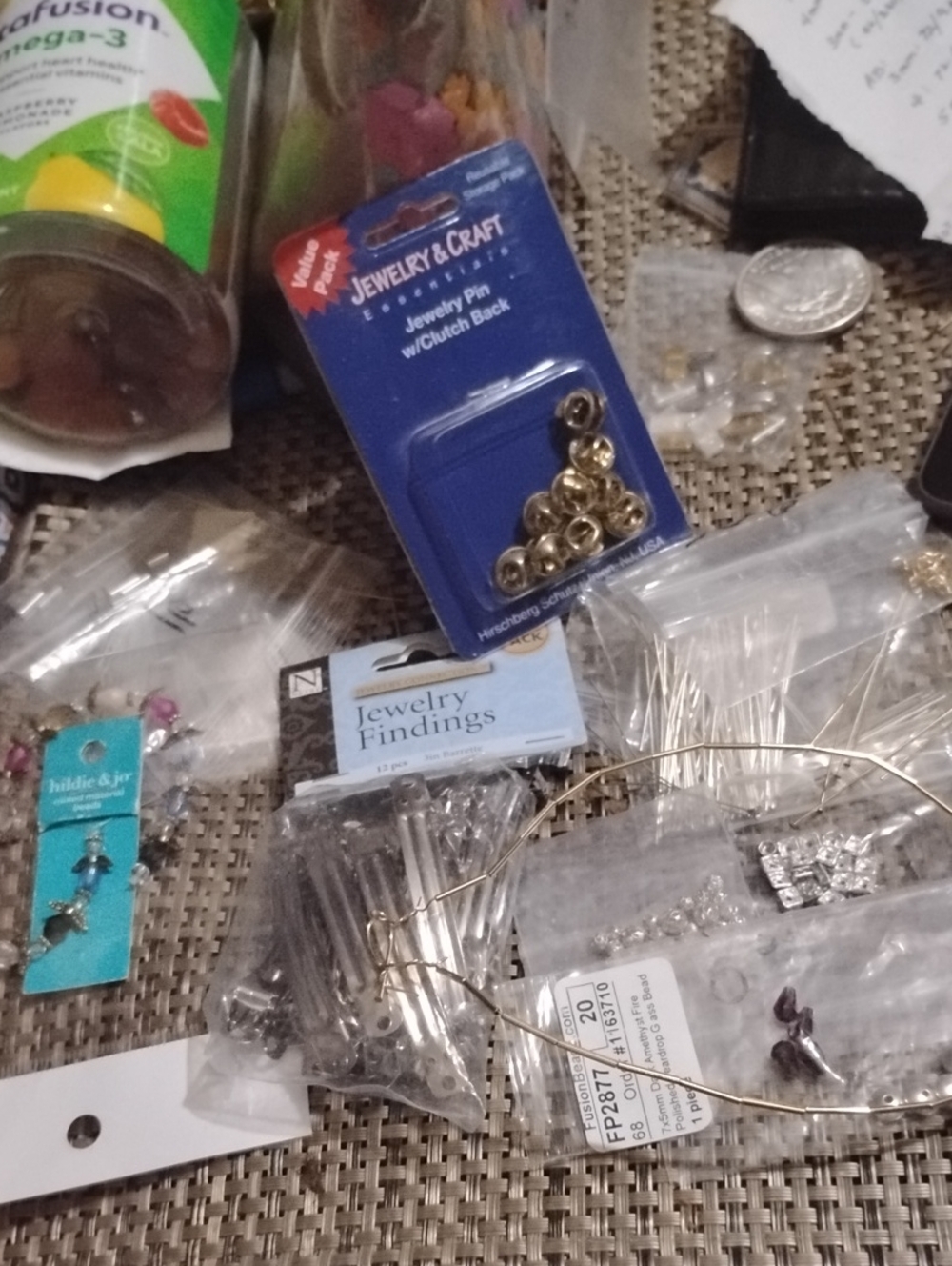 Assorted Jewelry Findings Pack - Gold and Silver Components